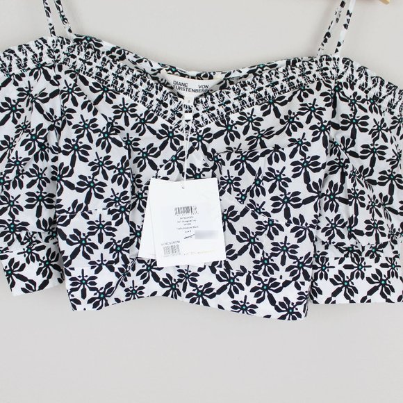 NWT Diane von Furstenberg DVF Cold Shoulder Top - Picture 6 of 12